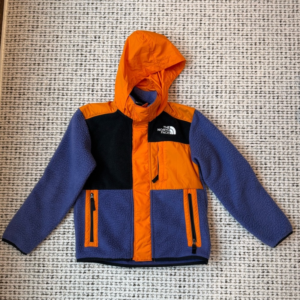 The North Face Boys Vibrant Orange and Purple Fleece